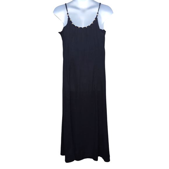 Calypso St. Barth Maxi Dress Womens Size XXL Navy Blue Flowy Linen Blend NEW NWT - Picture 2 of 16